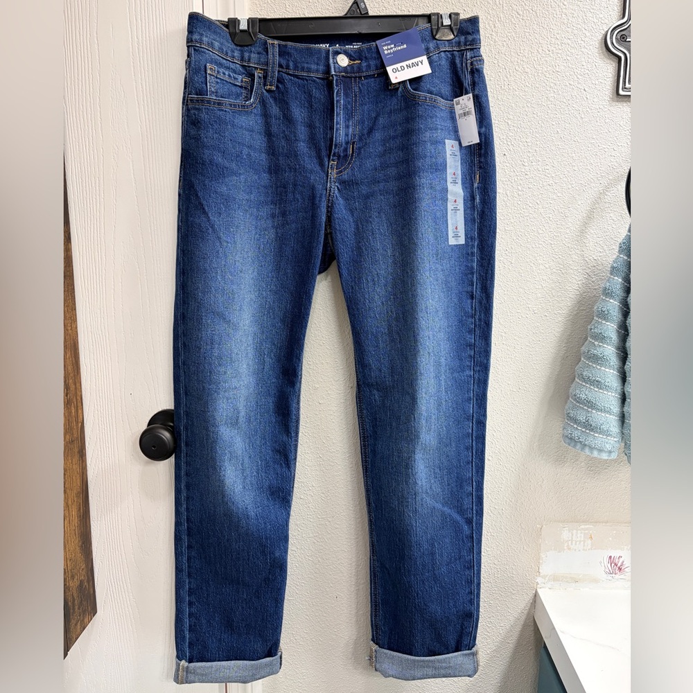 Old Navy Dark Blue Wow Boyfriend Jeans